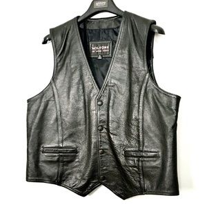 Vintage Wilson’s Leather Snap Vest Full Leather